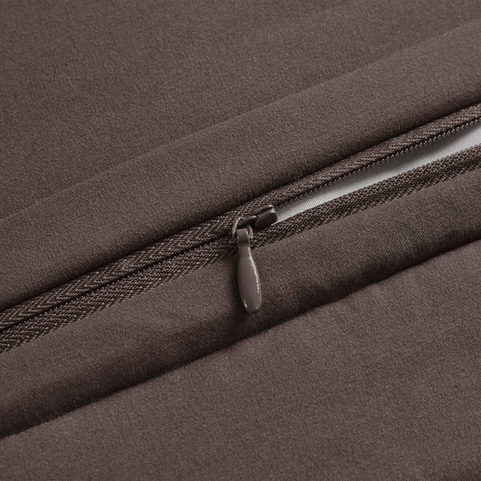 4 Piece Comforter Set Burdy Cal King Multicolor Fabric